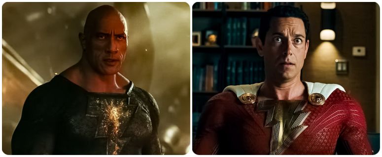 Why do Black Adam and Shazam wear the same lightning bolt symbol?