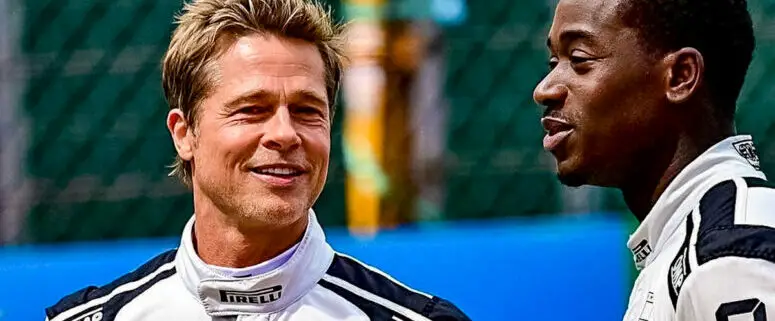 What's the scoop behind Brad Pitt's sudden switch to racing gear?