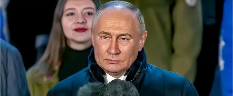 As of 2024, how long has Vladimir Putin been in power in Russia?