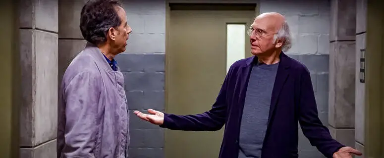 In the series finale of “Curb Your Enthusiasm,” how does Larry David’s trial conclude?